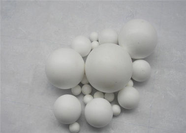 Bagian plastik putih dibentuk Teflon / Ptfe bola plastik padat berwarna disesuaikan