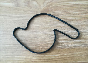 Gasket karet kustom OEM datar, karet karet tahan air hitam yang dibentuk
