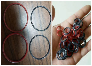 Tahan lama PTFE O Ring Seal Minyak Kelapa Merah Dilapisi Enkapsulasi Ketahanan Penuaan