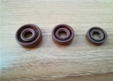 Seal Karet Bahan Bakar Resistant Seal / Seal Karet Hidrolik Warna Coklat 8 * 19 * 7