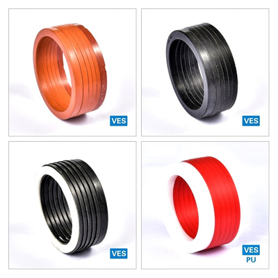 Oil Resistance ROD Seals VES/VES PU Untuk Industri Minyak Dan Gas