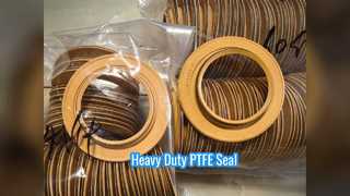 Segel Minyak PTFE Penyegelan Silinder Hidraulik Mesin Berat